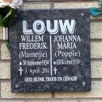 LOUW Willem Frederik 1934-2011 & Johanna Maria 1938-