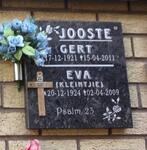 JOOSTE Gert 1921-2011 & Eva 1924-2009