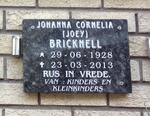 BRICKNELL Johanna Cornelia 1928-2013