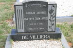 VILLIERS Adriaan Jacobus van Wyk, de 1901-1984
