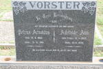 VORSTER Petrus Arnoldus 1905-1981 & Adelaide Ann 1908-1976