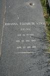 WEICH Johanna Elizabeth nee DU PLESSIS 1940-1991