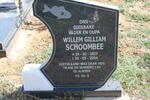 SCHOOMBIE Willem Gillam 1927-2004