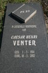 VENTER Caesar Henri 1934-2002