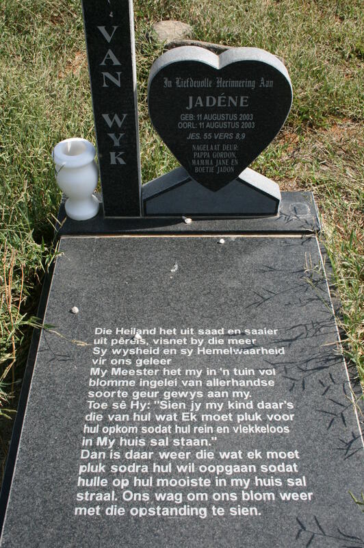WYK Jadene, van 2003-2003