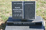 WESTHUIZEN Maria Magdalena, van der 1919-2000