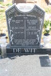 WIT J.D. Du Toit, de 1932- & Renee SCHOONRAAD 1933-2001