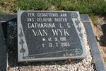 WYK Catharina L.C., van 1916-2003