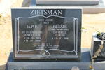 ZIETSMAN Japie 1933-2004 & Bessie VAN DER BERG 1936-