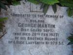 MARTIN George -1927