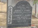 JOUBERT Barend B. 1871-1954 & Elizabeth S.BOSMAN 1879-1959