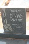 BURGER Schalk Willem 1899-1981
