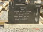 MALAN Willem du Toit  1890-1959 & Magel Maria 1895-1982