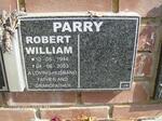 PARRY Robert William 1944-2003