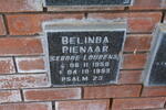 PIENAAR Belinda nee LOURENS 1958-1993