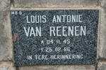 REENEN Louis Antonie, van 1945-1986