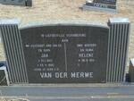 MERWE Jan, van der 1922-1980 & Helene 1931-