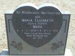 MARX Maria Elizabeth 1888-1975