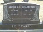 GRANGE Andries L.C., le 1919-1974 & Susarah 1922-2012