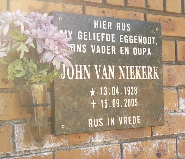 NIEKERK John, van 1928-2005