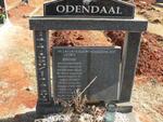 ODENDAAL Jacobus Johannes 1920-2012