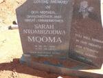 MQOMA Sarah Ntombizodwa 1930-2012