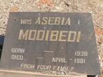 MODIBEDI Asebia 1938-1981