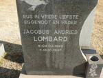 LOMBARD Jacobus Andries 1945-1997
