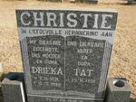 CHRISTIE Tat 1938- & Drieka 1931-1999