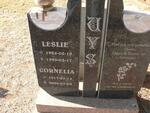 UYS Leslie 1924-1999 & Cornelia 1917-2006