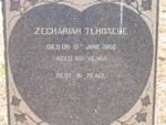 TLHOAELE Zechariah -1950