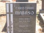 MABASO Christinah 1898-1950