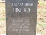 DINEKA Tlalana Sophie  -1968