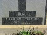 BENEKE H. 1878-1962