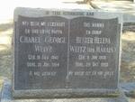 WEITZ Charel George 1905-1954 & Hester Helena MARAIS 1908-1993