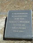 MYBURGH Gieliam C. 1880-1954