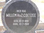 COETZEE Willem H.v.Z. 1891-1969