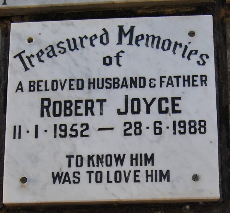JOYCE Robert 1952-1988