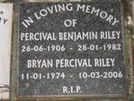 RILEY Percival Benjamin 1906-1982 :: RILEY Bryan Percival 1974-2006