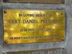 PRETORIUS Gert Daniel 1923-2001