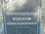 BEER George Alexander, de 1889-1933