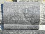 CLOETE Johnnie 1900-1950
