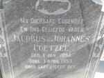 COETZEE Jacobus Johannes 1894-1953