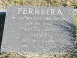 FERREIRA Daniël Eric Rowe 1918-1950