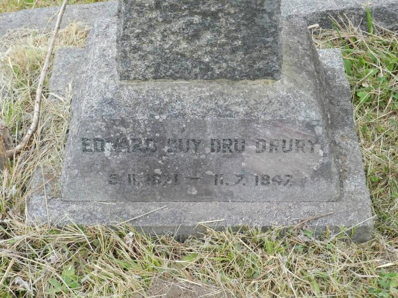 DRURY Edward Guy Dru 1871-1947