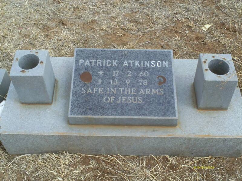 ATKINSON Patrick 1960-1978