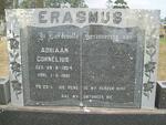 ERASMUS Adriaan Cornelius 1924-1981