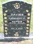 DAVIES Maggie 1926-1995