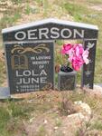OERSON Lola June 1966-2012