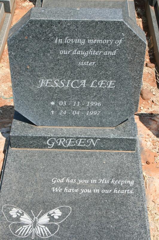 GREEN Jessica Lee 1996-1997
